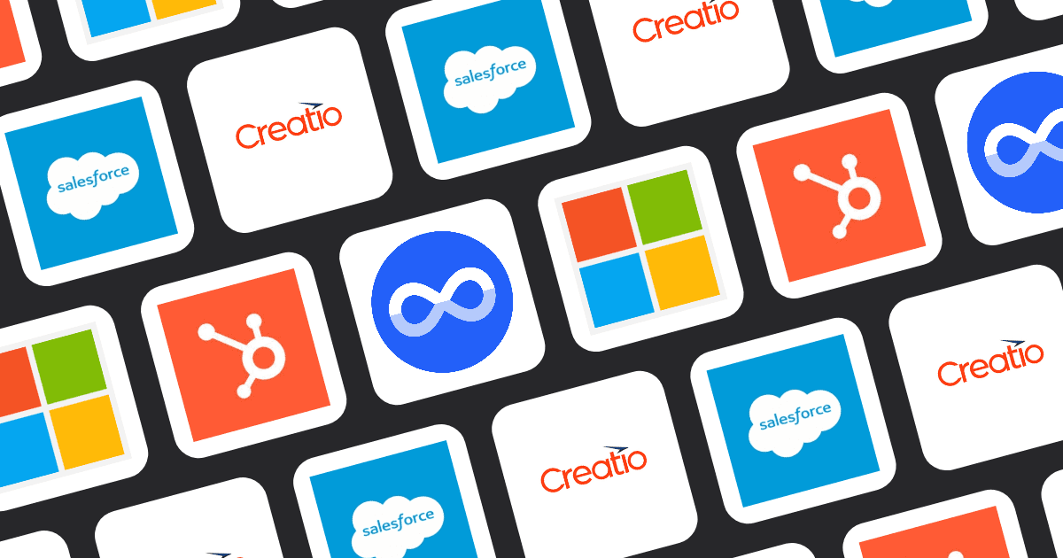 Icons representing CRM tools for implementation strategies